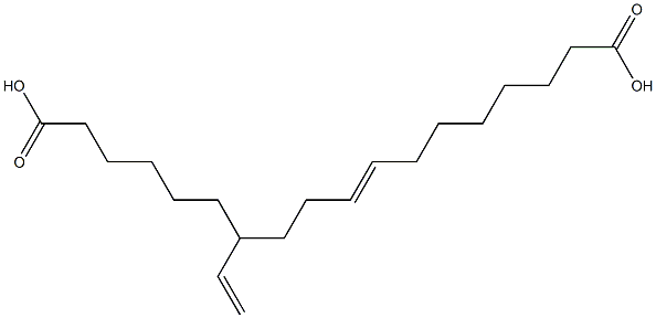 12-Vinyl-8-octadecenedioic acid