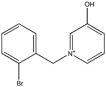 N-(2-Bromobenzyl)-3-hydroxypyridinium,,结构式