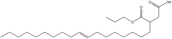 3-(8-オクタデセニル)こはく酸1-水素4-プロピル 化学構造式