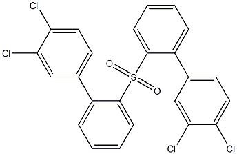 3,4-Dichlorophenylphenyl sulfone,,结构式