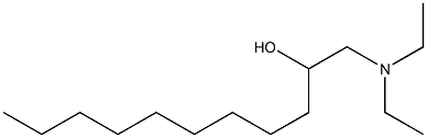 1-Diethylamino-2-undecanol Structure