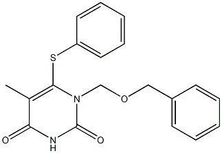  1-(Benzyloxymethyl)-5-methyl-6-(phenylthio)pyrimidine-2,4(1H,3H)-dione