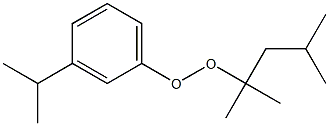 3-イソプロピルフェニル1,1,3-トリメチルブチルペルオキシド 化学構造式