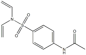 4'-(ジビニルスルファモイル)アセトアニリド 化学構造式