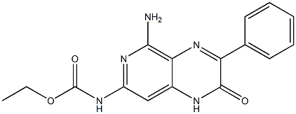 N-[(5-Amino-1,2-dihydro-2-oxo-3-phenylpyrido[3,4-b]pyrazin)-7-yl]carbamic acid ethyl ester