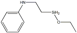 Ethoxy[2-(phenylamino)ethyl]silane Structure