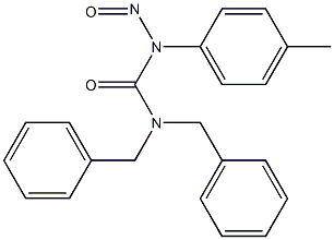 N-(4-Methylphenyl)-N-nitroso-N',N'-dibenzylurea,,结构式