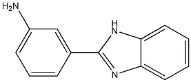 3-(1H-Benzimidazole-2-yl)benzenamine,,结构式