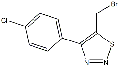  4-(4-Chlorophenyl)-5-bromomethyl-1,2,3-thiadiazole