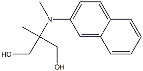 2-[(2-Naphthalenyl)methylamino]-2-methyl-1,3-propanediol 结构式