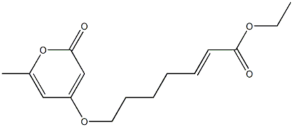 (E)-7-[(6-Methyl-2-oxo-2H-pyran-4-yl)oxy]-2-heptenoic acid ethyl ester