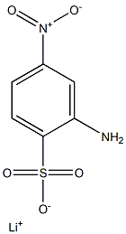 2-Amino-4-nitrobenzenesulfonic acid lithium salt Structure