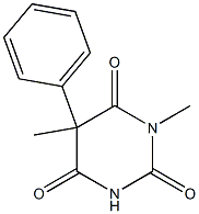 5-Phenyl-1,5-dimethyl-2,4,6(1H,3H,5H)-pyrimidinetrione Structure