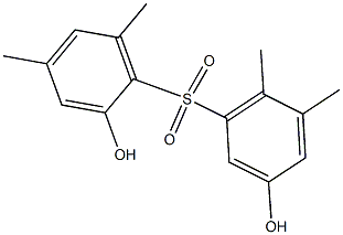 2,3'-Dihydroxy-4,5',6,6'-tetramethyl[sulfonylbisbenzene] Struktur