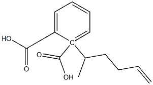 (+)-Phthalic acid hydrogen 1-[(S)-5-hexene-2-yl] ester,,结构式