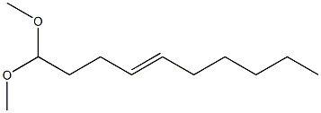 4-デセナールジメチルアセタール 化学構造式