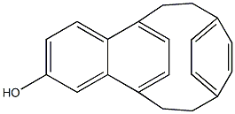 5,8-(p-Phenylenebisethylene)-2-naphthol Struktur