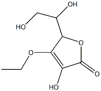 3-Hydroxy-5-(1,2-dihydroxyethyl)-4-ethoxyfuran-2(5H)-one 结构式