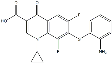 7-(2-Aminophenyl)thio-1-cyclopropyl-6,8-difluoro-1,4-dihydro-4-oxoquinoline-3-carboxylic acid