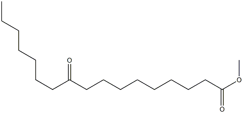 10-オキソヘプタデカン酸メチル 化学構造式