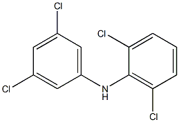 2,6-Dichlorophenyl 3,5-dichlorophenylamine Struktur