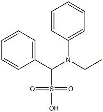 N-Ethyl-N-(sulfobenzyl)aniline Structure