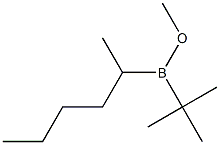 (1-Methylpentyl)tert-butyl(methoxy)borane 结构式