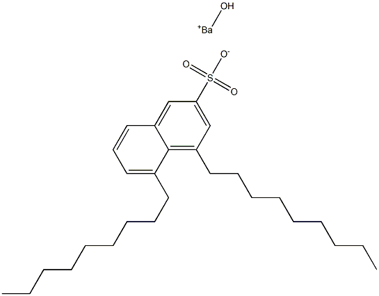 4,5-Dinonyl-2-naphthalenesulfonic acid hydroxybarium salt,,结构式