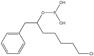 亜りん酸ベンジル(5-クロロペンチル)メチル 化学構造式