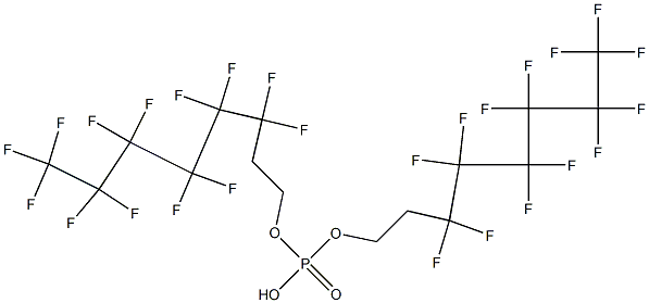 Bis(3,3,4,4,5,5,6,6,7,7,8,8,8-tridecafluorooctyl) phosphate,,结构式