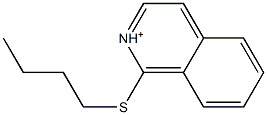 1-Butylthioisoquinolinium,,结构式