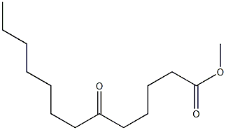 6-オキソトリデカン酸メチル 化学構造式