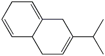 1,4,4a,7-Tetrahydro-2-isopropylnaphthalene,,结构式