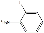 2-Iodoanilinium,,结构式