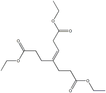  4-[2-(Ethoxycarbonyl)ethyl]-3-heptenedioic acid diethyl ester