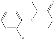 2-(2-Chlorophenoxy)propanoic acid methyl ester,,结构式