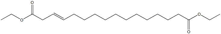 3-Hexadecenedioic acid diethyl ester 结构式