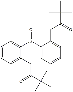 2-Oxo-3,3-dimethylbutylphenyl sulfoxide Structure