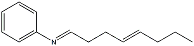 N-(4-Octen-1-ylidene)aniline