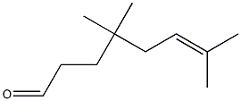 4,4,7-Trimethyl-6-octen-1-al Structure