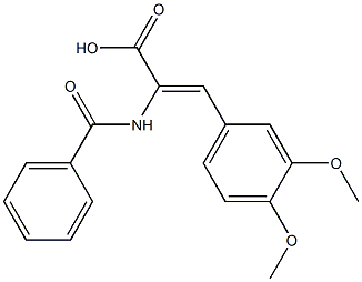 (Z)-2-Benzoylamino-3-(3,4-dimethoxyphenyl)propenoic acid