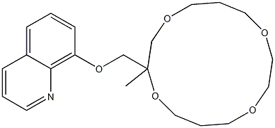 2-Methyl-2-(8-quinolinyloxymethyl)-1,4,8,11-tetraoxacyclotetradecane