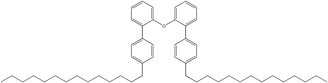 4-テトラデシルフェニルフェニルエーテル 化学構造式