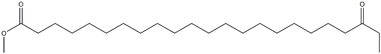21-オキソトリコサン酸メチル 化学構造式