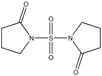 1,1'-Sulfonylbis(pyrrolidin-2-one) Struktur