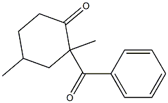2,4-Dimethyl-2-(benzoyl)cyclohexan-1-one