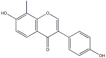 4',7-Dihydroxy-8-methylisoflavone Struktur
