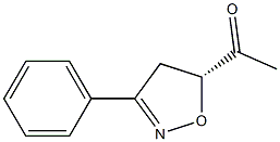 (5R)-3-Phenyl-5-acetyl-2-isoxazoline,,结构式