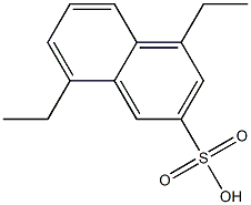 4,8-Diethyl-2-naphthalenesulfonic acid Structure