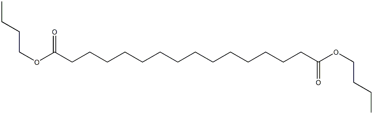 Hexadecanedioic acid dibutyl ester Structure